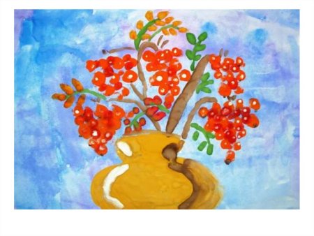 Осеннее рисование с детьми