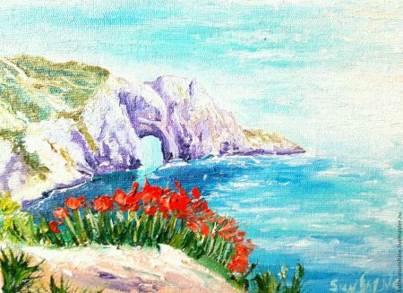 Крымские пейзажи для детей рисование