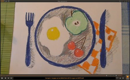 Рисунок на тему завтрак