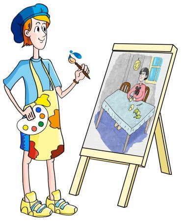 Художник рисунок