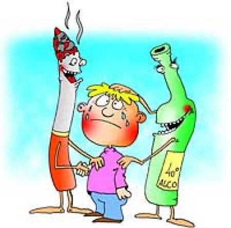 Вредные привычки карикатура