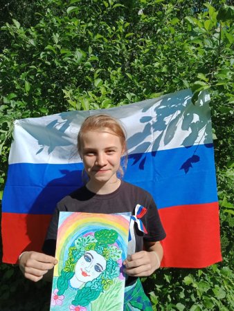 У моей России длинные косички
