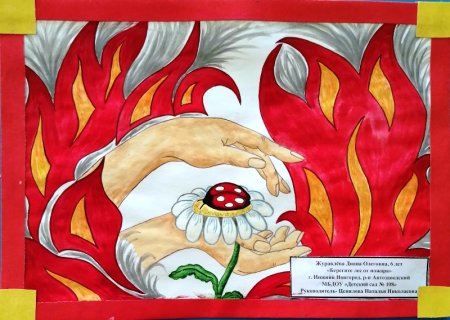 Рисунки на тему пожарная безопасность глазами детей