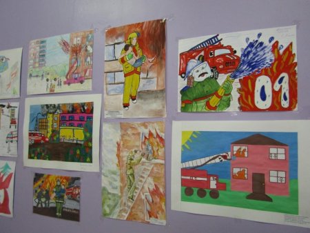 Рисунок на пожарную тему