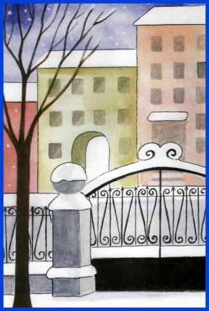 Городской пейзаж для детей