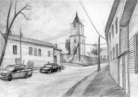 Зарисовки городского пейзажа