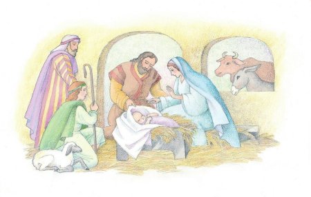 Рождество раскраска для детей