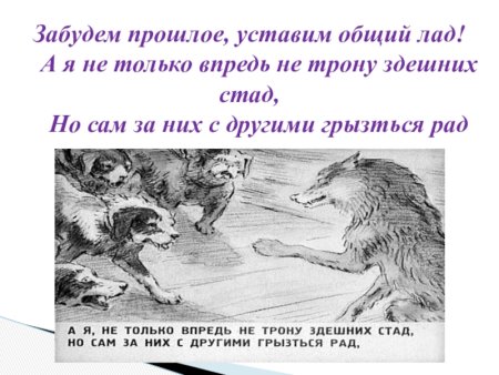 Басня волк на псарне с ударениями