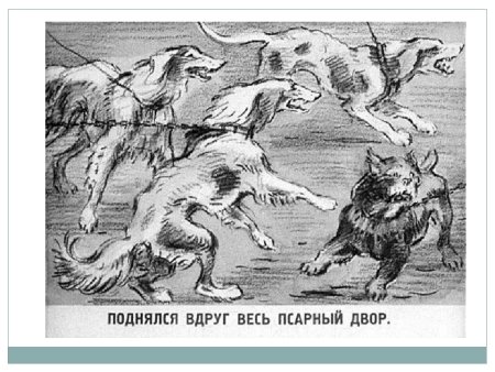 Волк на псарне басня Крылова