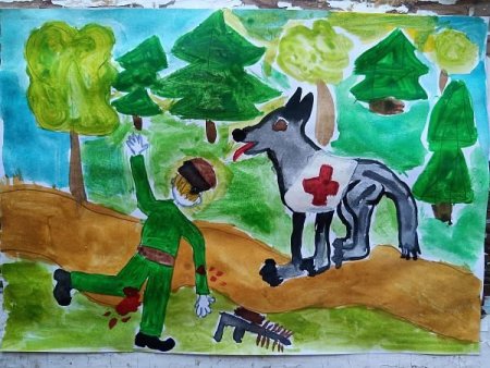 Санитары леса рисование