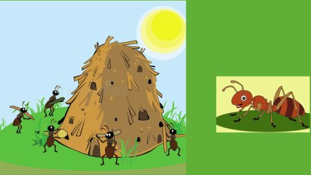 Санитары леса нарисовать