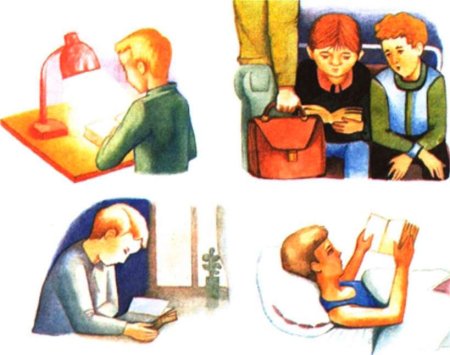 Гигиена зрения картинки для детей