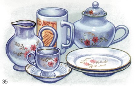 Посуда иллюстрация