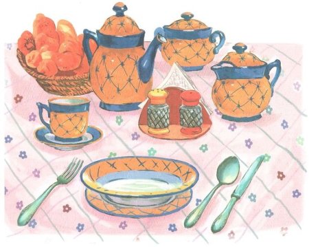 Посуда иллюстрация