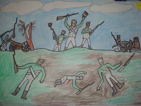 Рисунок на тему война