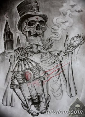 Рисунки карандашом смерть