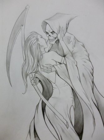 Коса смерти рисунок