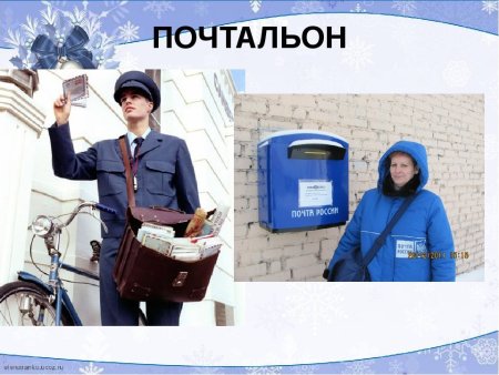 Профессия почтальон для дошкольников