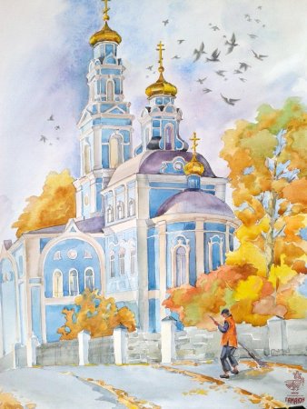 Храм рисунок для детей