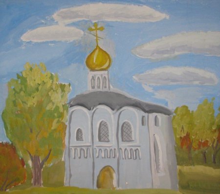 Рисунок на тему памятники архитектуры