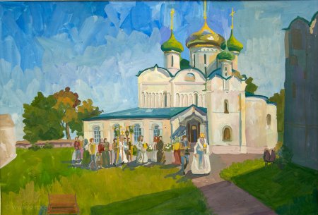 Введенский храм Курск рисунки