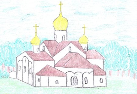 Детские рисунки собора