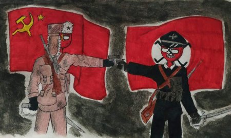 СССР И третий Рейх Countryhumans