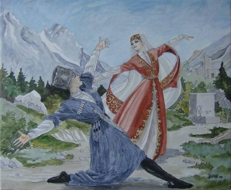 Национальные танцы карачаевцев