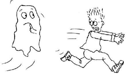 Страх рисунок карандашом