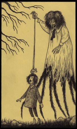 Страшные картины карандашом