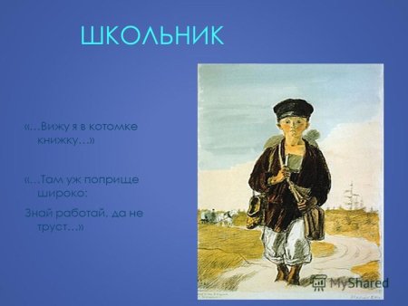 Николай Некрасов школьник