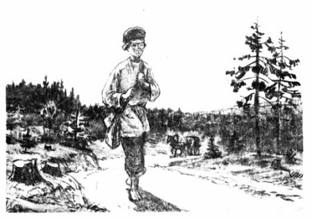 Некрасов школьник рисунок