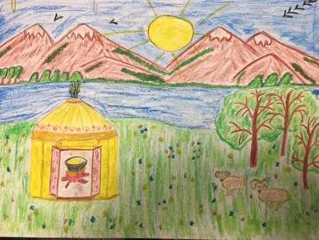 День независимости Казахстана рисунки