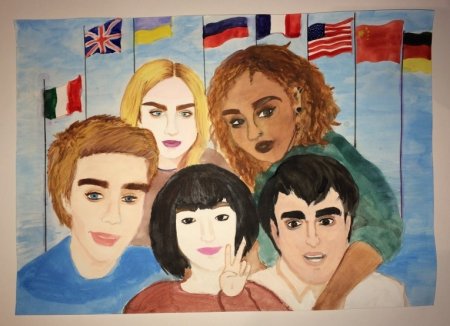 Мы разные мы вместе рисунки