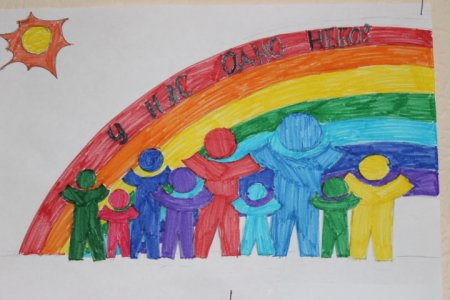 Рисунок на тему мы разные