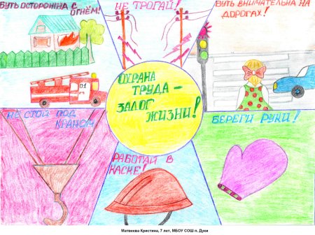 Рисунок на тему охрана труда