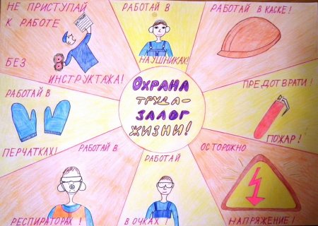 Конкурс рисунков охрана труда глазами детей