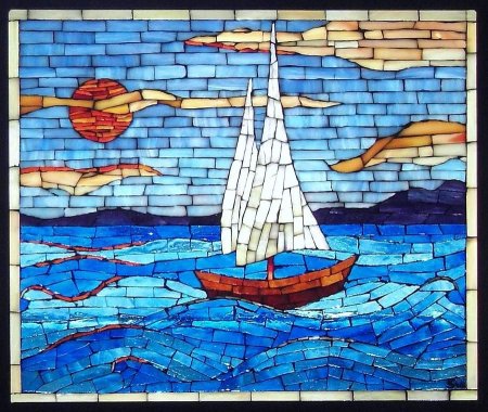 Мозаика морская тема