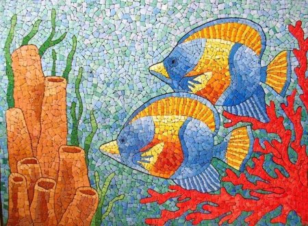 Любовь Мешакина мозаика из яичной скорлупы