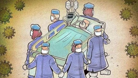 Рисунки про врачей и коронавирус