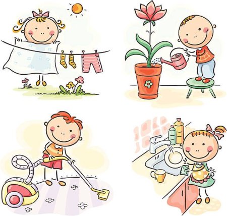 Домашние дела для детей