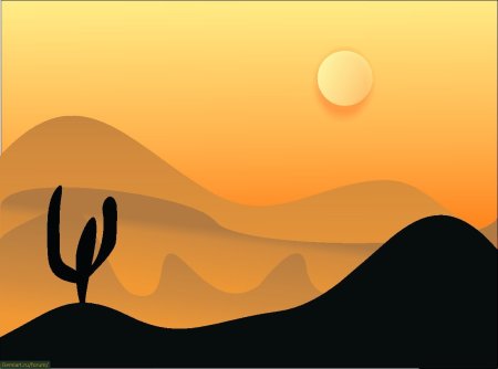 Рисунки в пустыне легкие