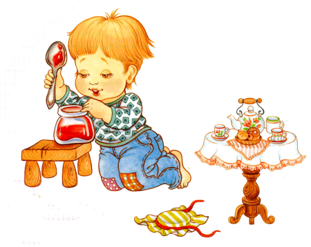 Сладкоежка иллюстрация