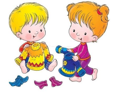 Одеваемся в детском саду