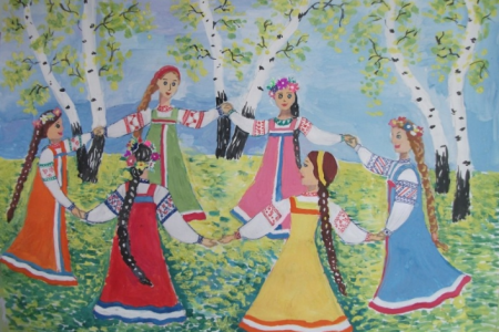 Троица праздник береза хоровод