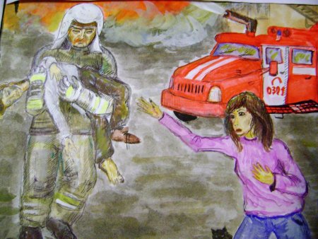 Рисунок на тему МЧС