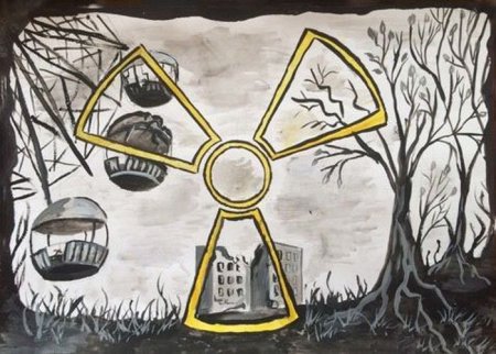 Чернобыль глазами детей рисунки