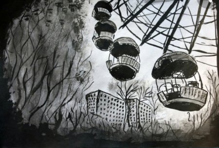 Чернобыль глазами детей рисунки