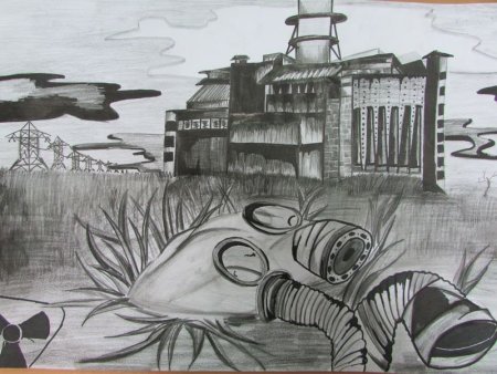 Чернобыль карандашом