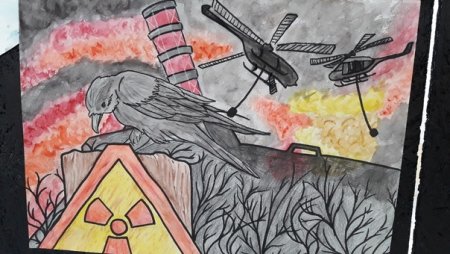 Рисунок ЧАЭС Припять